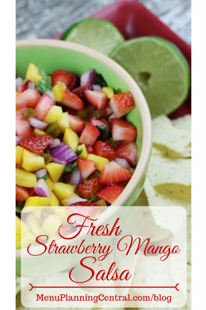 Fresh Strawberry Mango Salsa