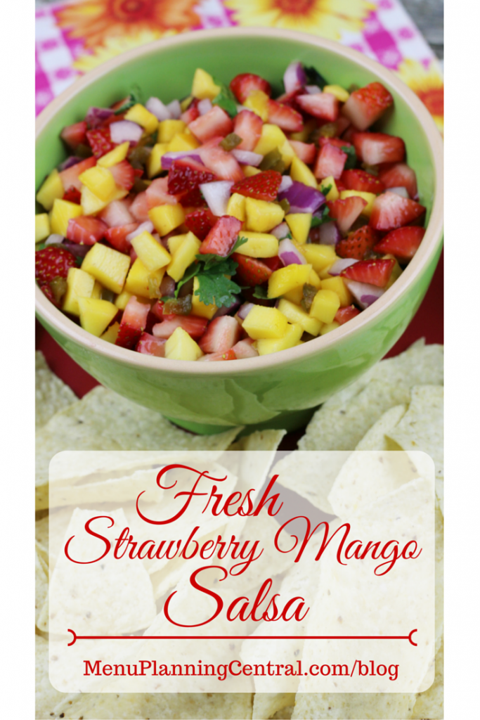 Fresh Strawberry Mango Salsa