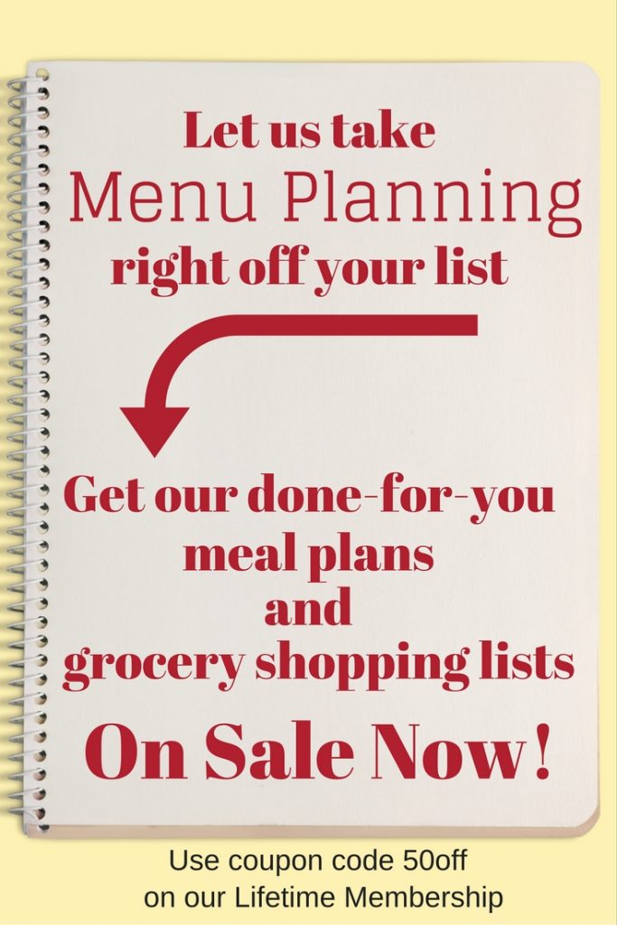 Menu Planning Central Sale!