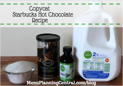 starbucks hot cocoa ingredients