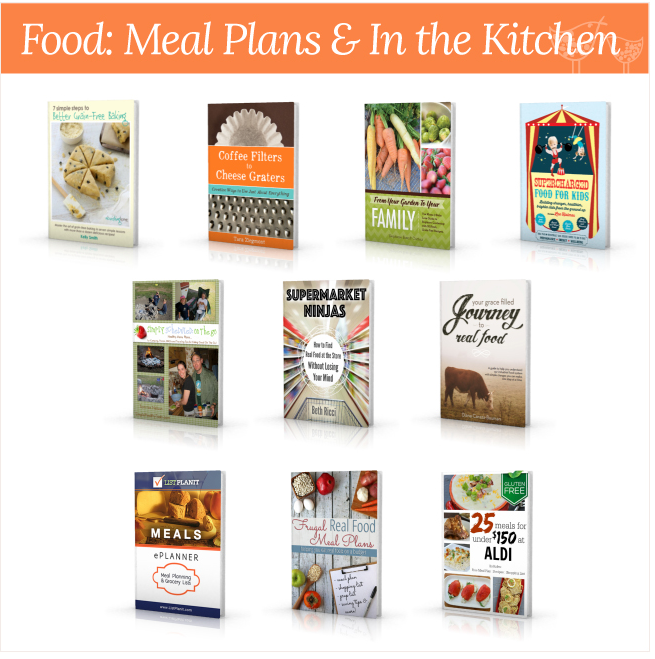 meal plans and more homemaking bundle
