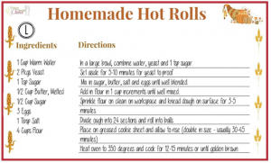 Homemade Hot Rolls