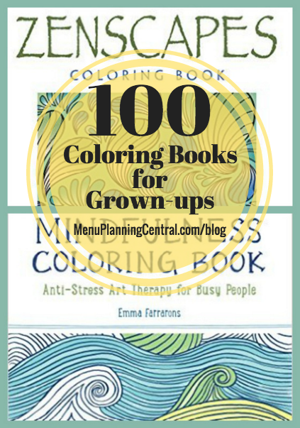100 coloring books for grown-ups