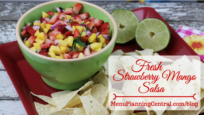 Fresh Strawberry Mango Salsa