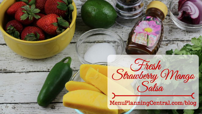 Fresh Strawberry Mango Salsa