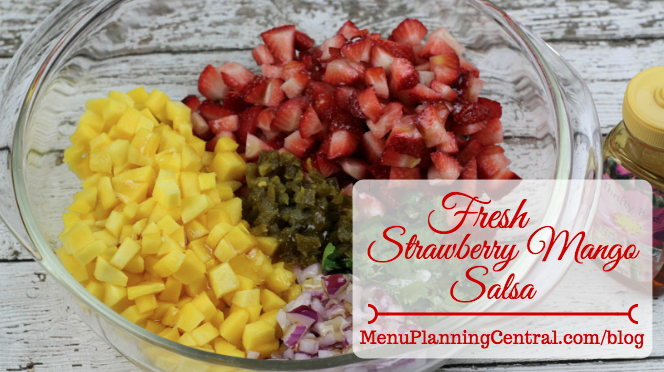 Fresh Strawberry Mango Salsa