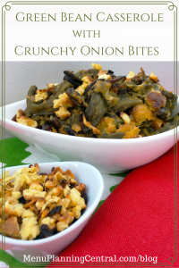 Green Bean Casserole with Crunchy Onion Bites