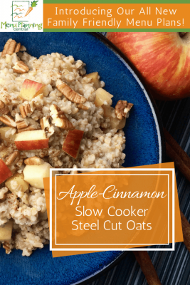 Apple-Cinnamon Steel Cut Oats