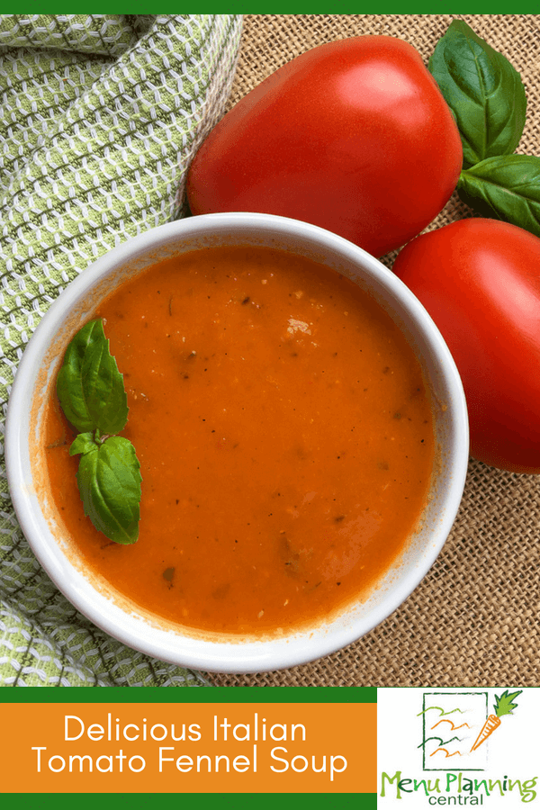Roasted Italian Tomato & Fennel Soup