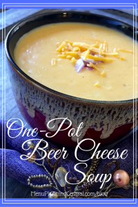 One Pot Beer Cheese Soup