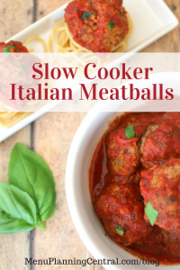 Slow Cooker Italian Meatballs