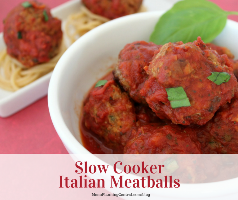 Slow Cooker Italian Meatballs