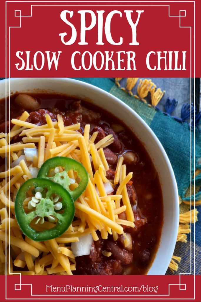 Spicy Slow Cooker Chili