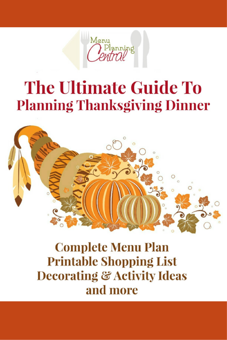 Thanksgiving Menu for 10–12