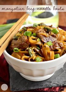 Mongolian Beef Bowls